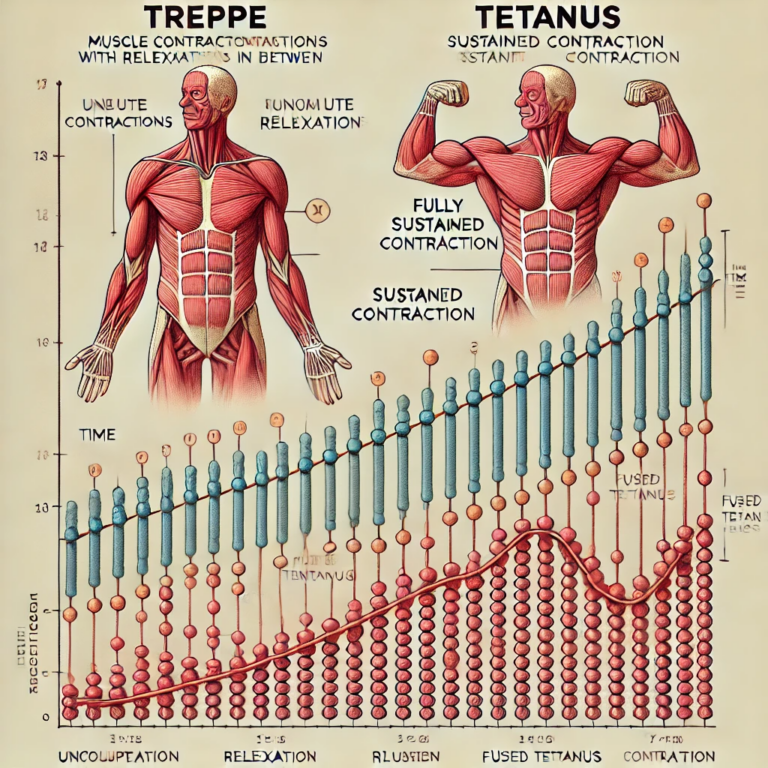 How is Treppe different from Tetanus - Learnexams